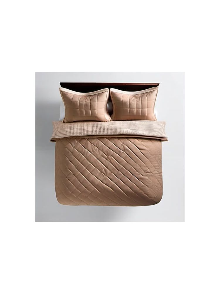 Cotton Quilted Bedspread Set - Compact